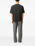 Image of the item T-shirt logo by brand Ami PARIS for Unisex - Autumn-Winter 2025 - Back View