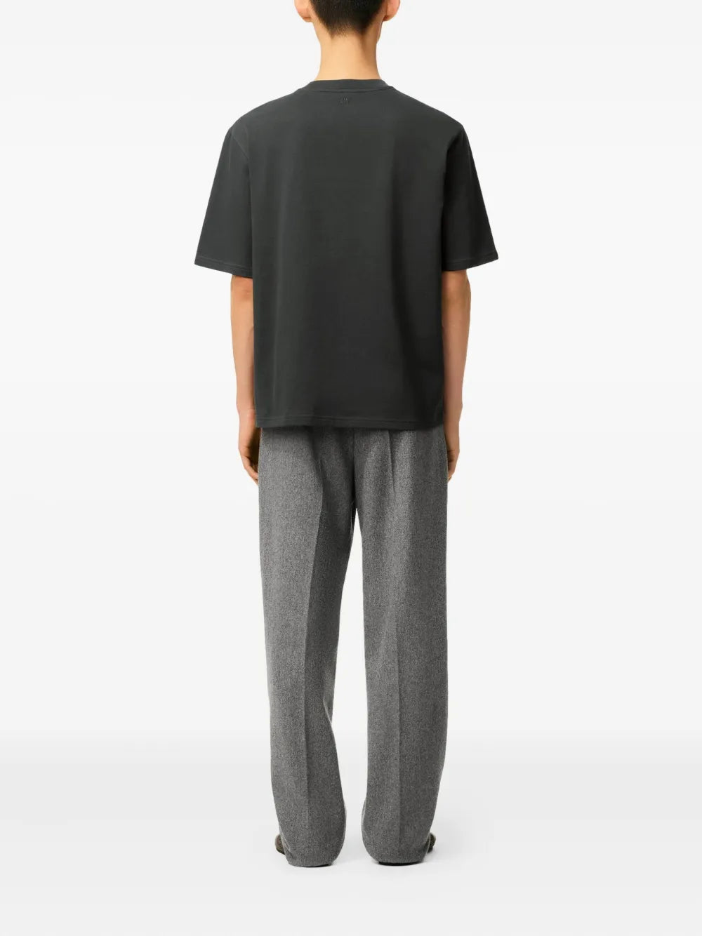 Image de l'article T-shirt logo de la marque Ami PARIS pour Unisex - Saison Automne-Hiver 2025 - Vue de Dos