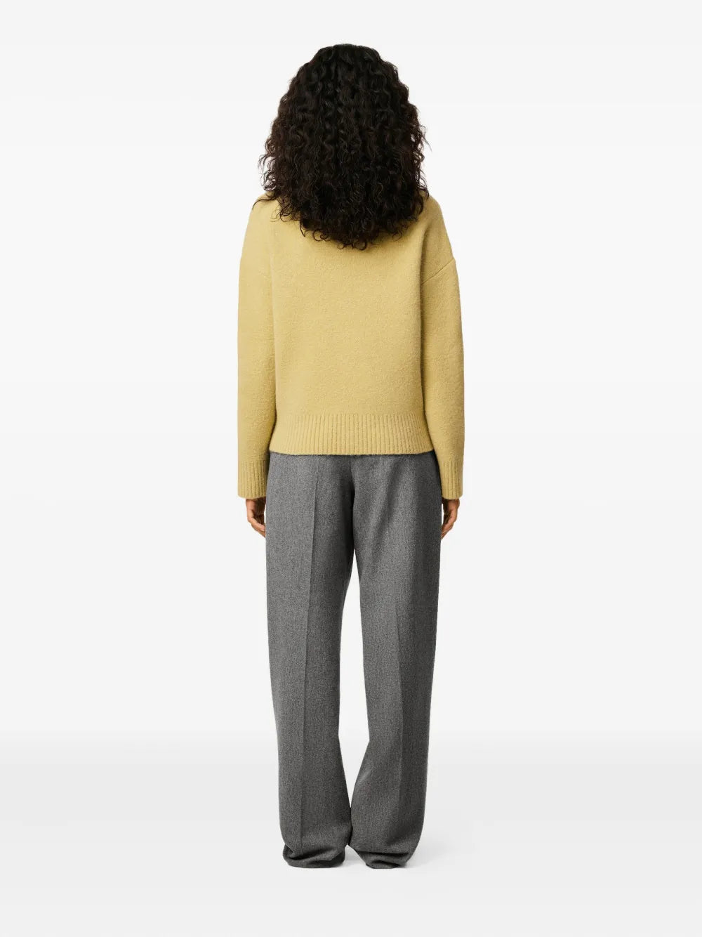 Image of the Ami heart sweater from the brand Ami PARIS for Unisex - Autumn-Winter Season 2025 - Back View
