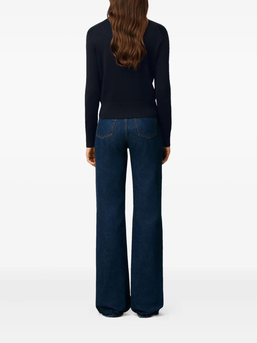 Imagem do cardigan AMI de coração da marca Ami PARIS para Mulheres - Temporada Outono-Inverno 2025 - Vista Detalhada_4