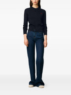 Imagem do cardigan AMI de coração da marca Ami PARIS para Mulheres - Temporada Outono-Inverno 2025 - Vista Traseira