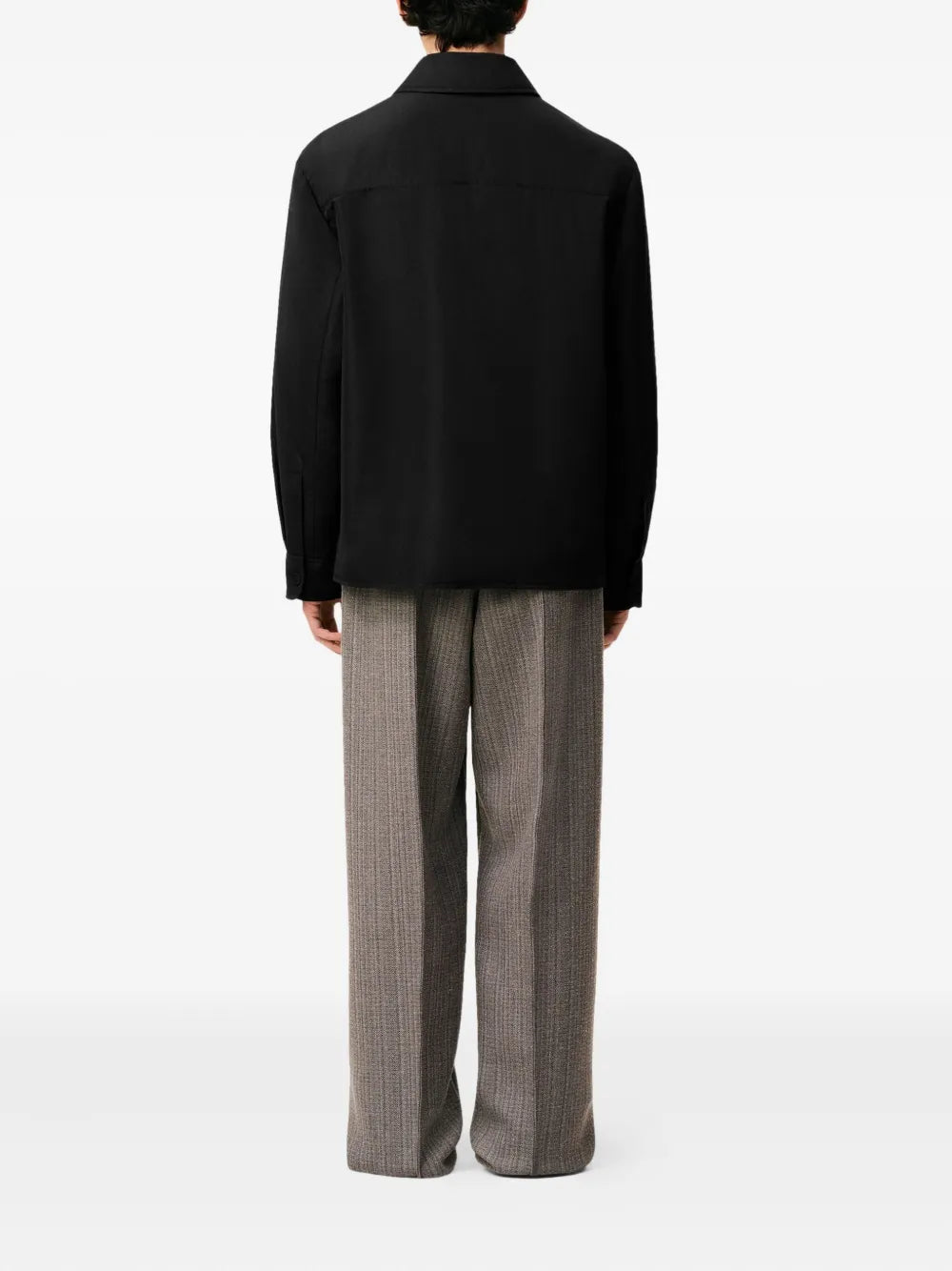 Imagen del artículo Chaqueta de camisa de nylon de la marca Ami PARIS para Hombre - Temporada Otoño-Invierno 2025 - Vista Detallada_4