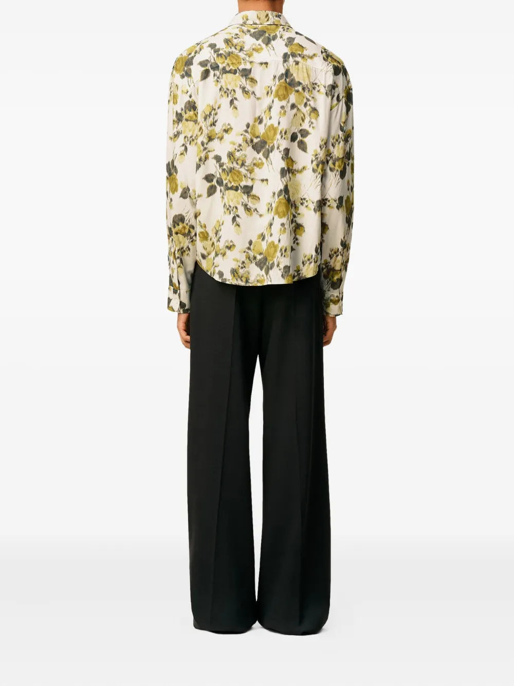 Imagem da camisa floral da marca Ami PARIS para Unisex - Temporada Outono-Inverno 2025 - Vista Detalhada_5