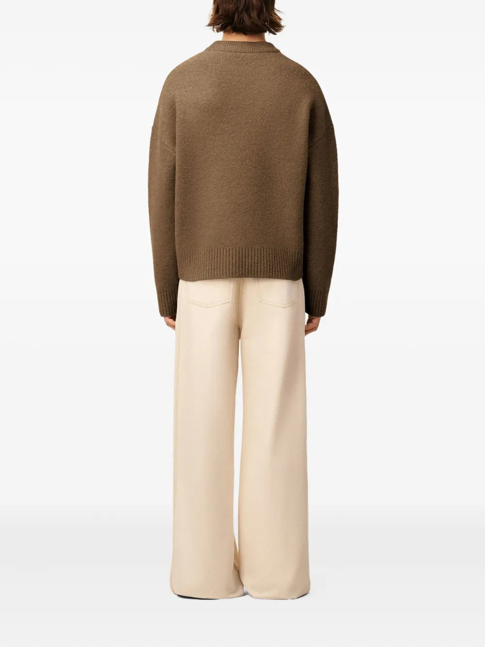 Image de l'article Pull Ami de coeur de la marque Ami PARIS pour Unisex - Saison Automne-Hiver 2025 - Vue détaillée_5