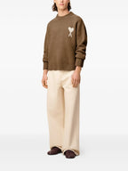 Image de l'article Pull Ami de coeur de la marque Ami PARIS pour Unisex - Saison Automne-Hiver 2025 - Vue détaillée_1