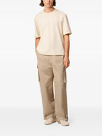 Pantaloni Pantaloni Cargo Ami PARIS Beige Uomo