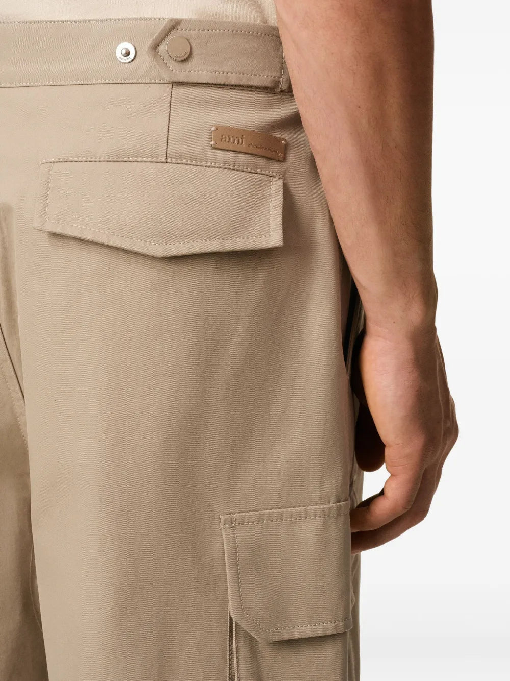 Pantalons Pantalon Cargo Ami PARIS Beige Homme
