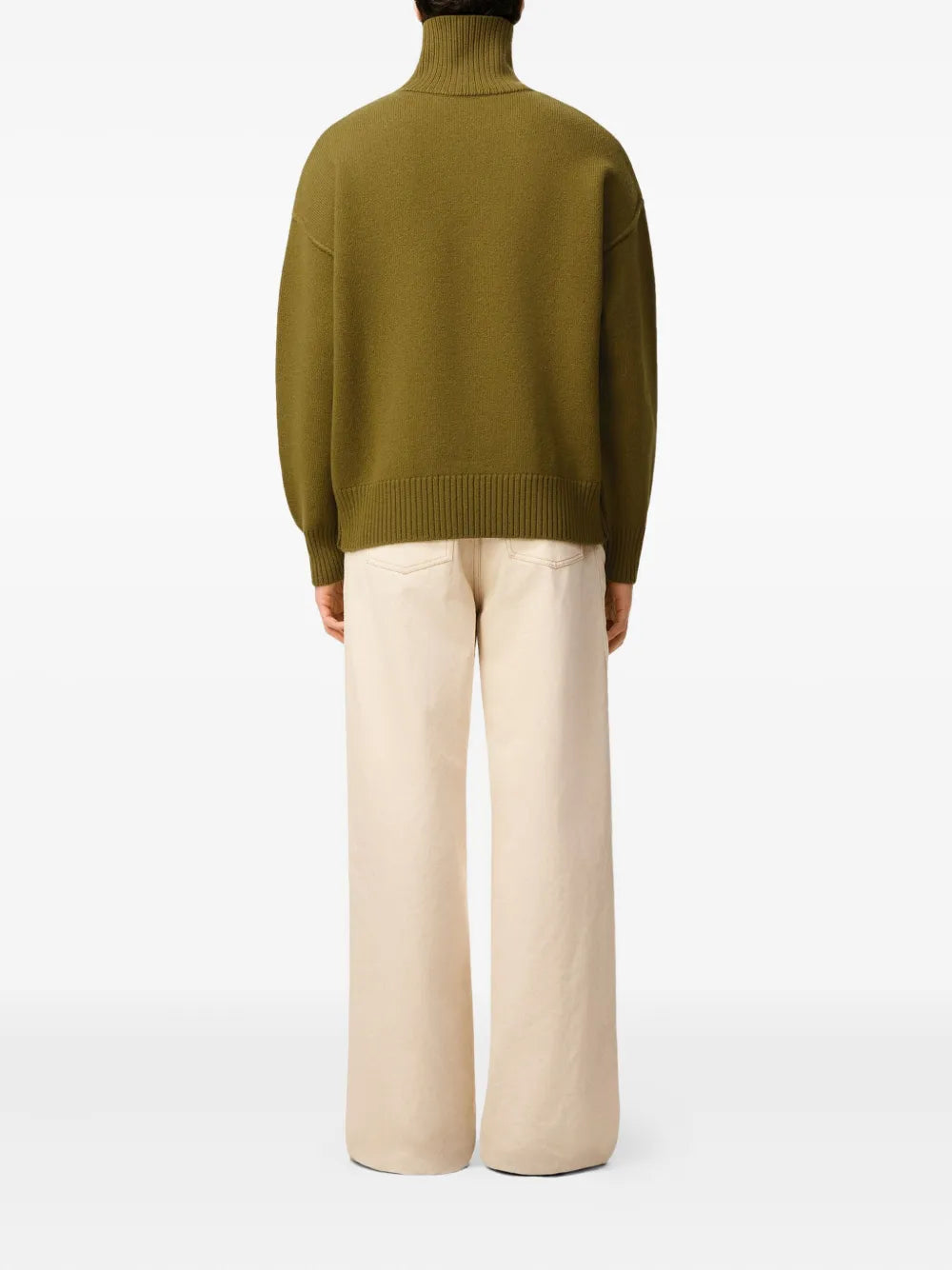 Image de l'article Pull Ami de coeur de la marque Ami PARIS pour Unisex - Saison Automne-Hiver 2025 - Vue détaillée_4