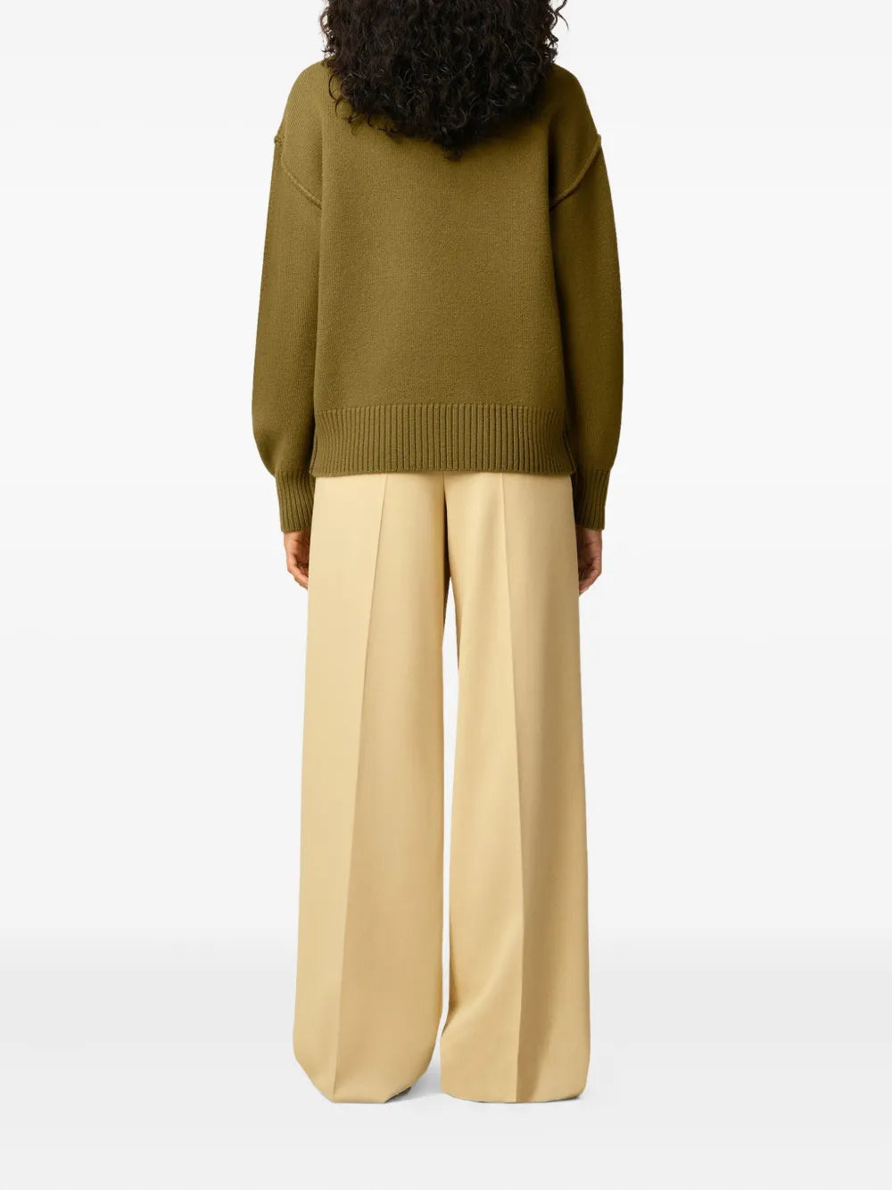 Image de l'article Pull Ami de coeur de la marque Ami PARIS pour Unisex - Saison Automne-Hiver 2025 - Vue détaillée_1