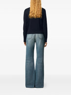 Bild des Ami-Herzpullovers der Marke Ami PARIS für Frauen - Herbst-Winter-Saison 2025 - Detailansicht 4