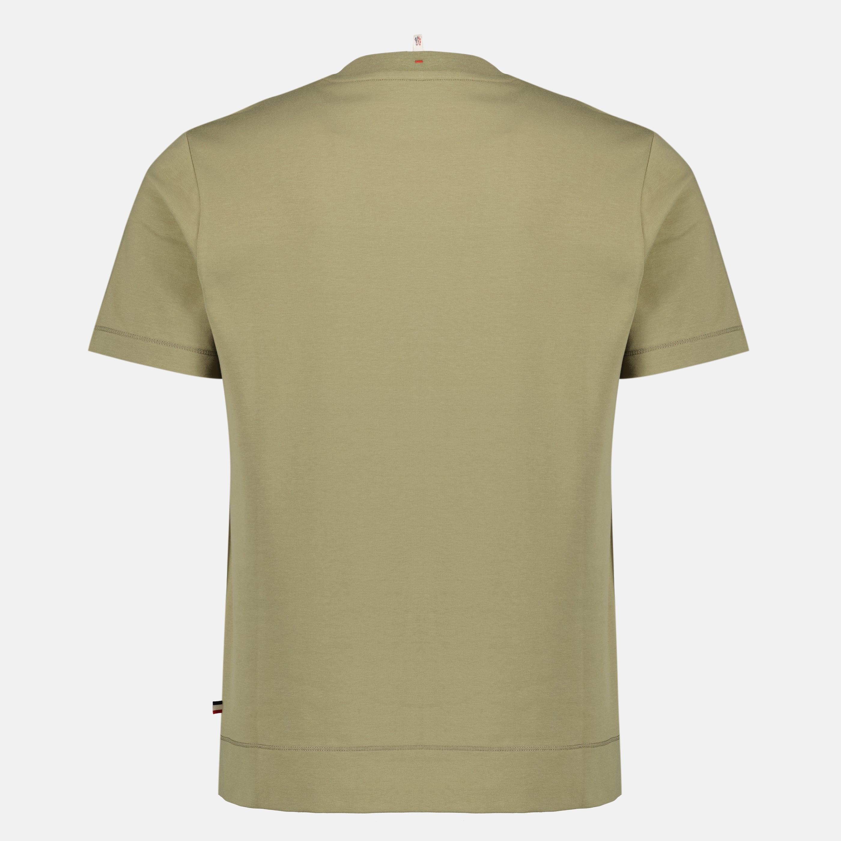 T-shirts Lot de trois t-shirts en coton noir, beige et kaki Moncler Grenoble Multicolore Homme