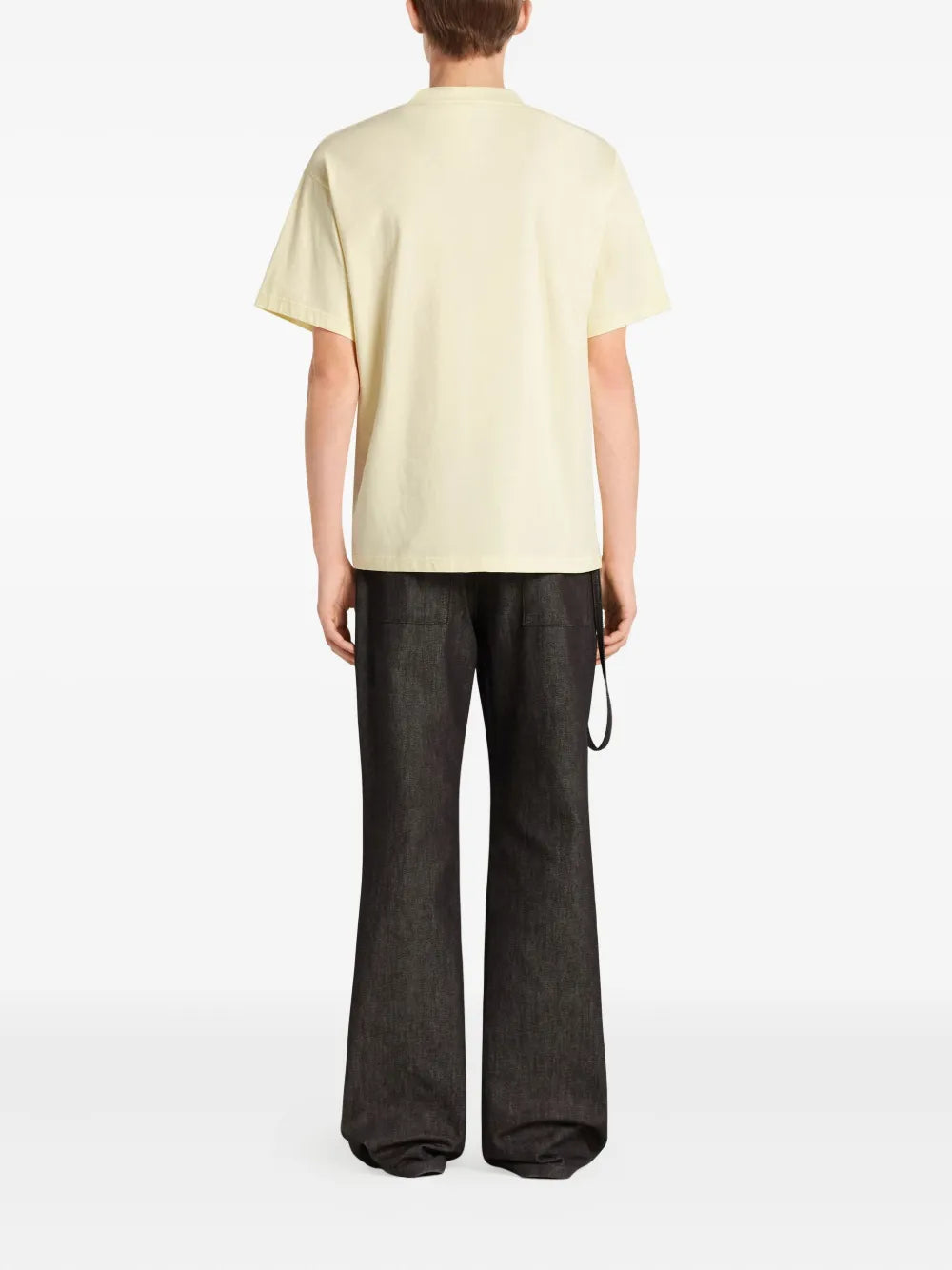 Image of the oversized T-Shirt by Courrèges for Men - Autumn-Winter 2025 - Detailed View_1