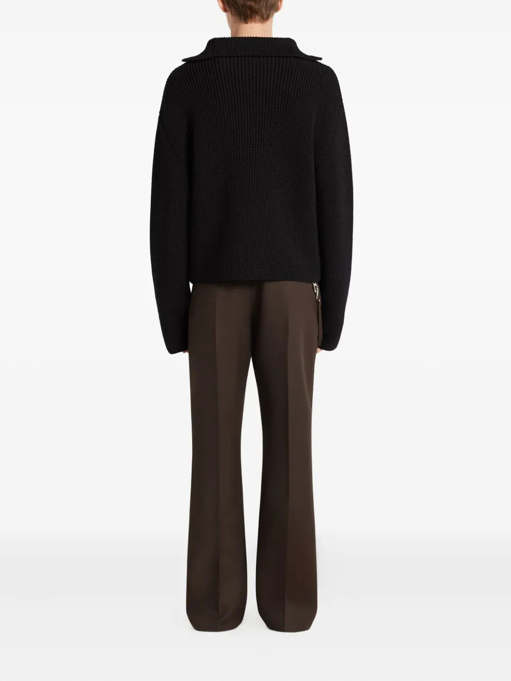 Image of the Courrèges Trucker Sweater for Men - Fall-Winter 2025 - Detailed View 4