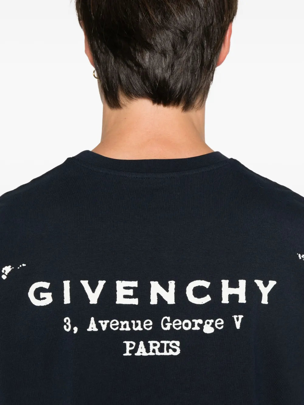T-shirts Signature T-shirt Givenchy Bleu Homme