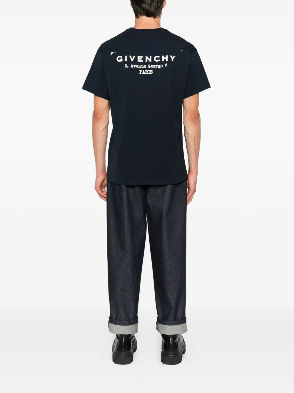 T-shirts Signature T-shirt Givenchy Bleu Homme