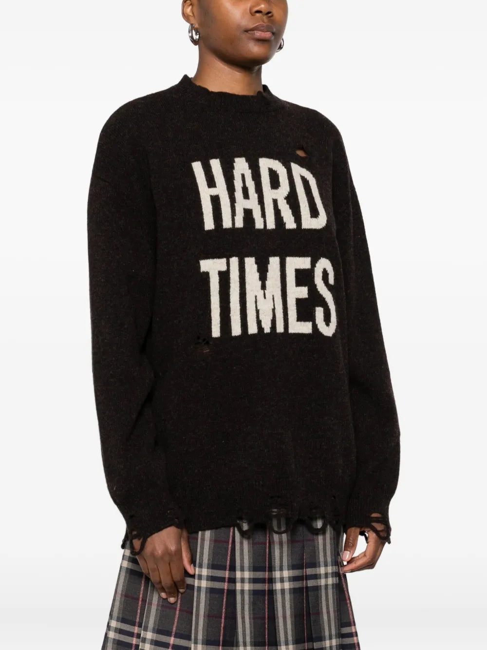 Image de l'article Pull en laine de la marque Moschino pour Femme - Saison Automne-Hiver 2025 - Vue détaillée_1