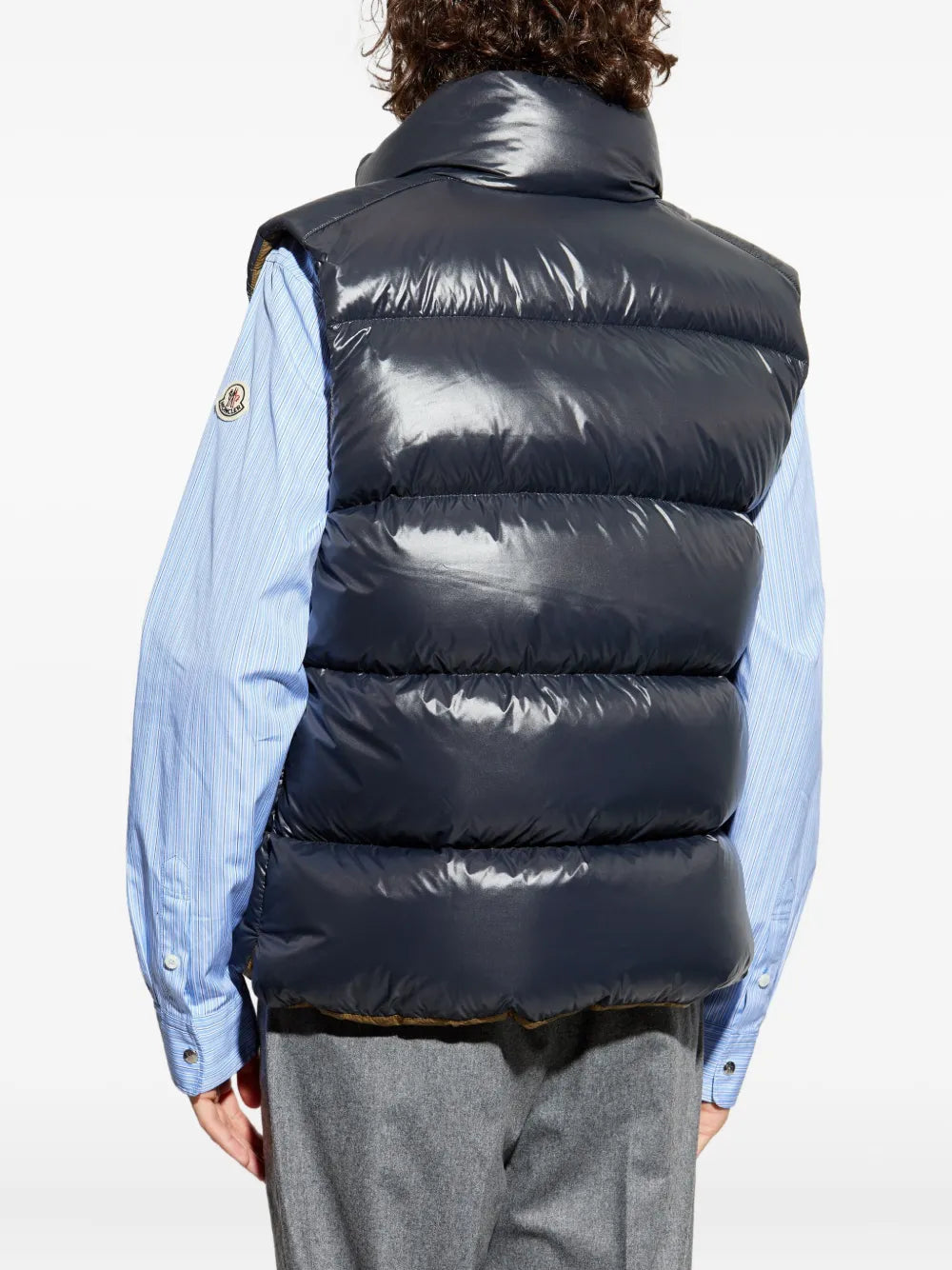 Image of the Moncler Men's Lipsi Sleeveless Jacket - Autumn-Winter 2025 - Detailed View 4