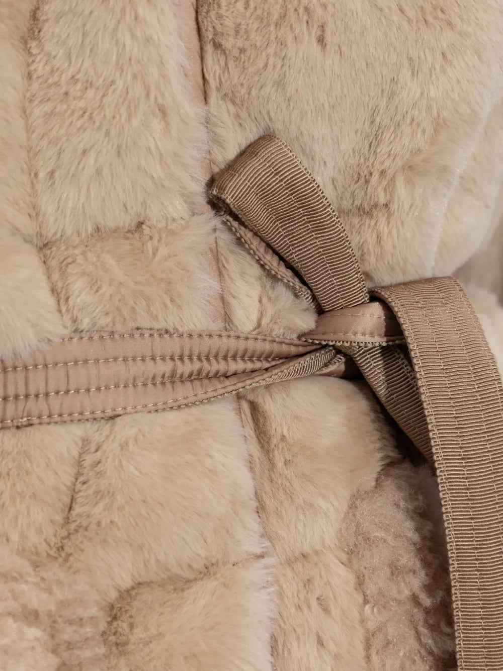 Vestes Giacca Senza Maniche Joui Moncler Beige Femme