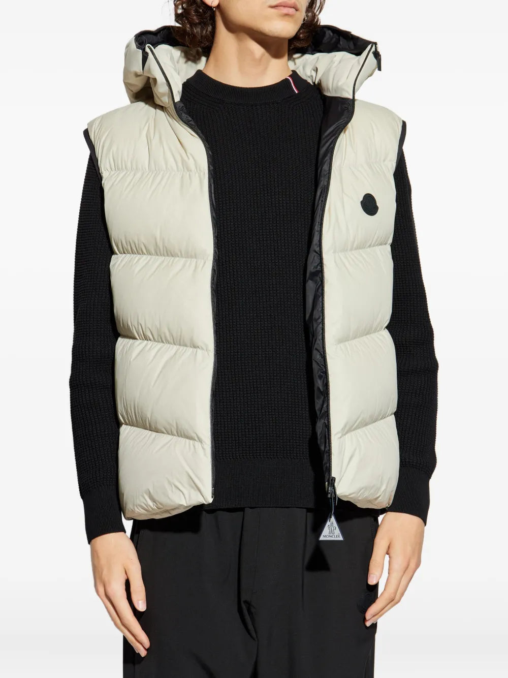 Jacken Guersac Ärmloses Daunenjacke Moncler Beige Herren