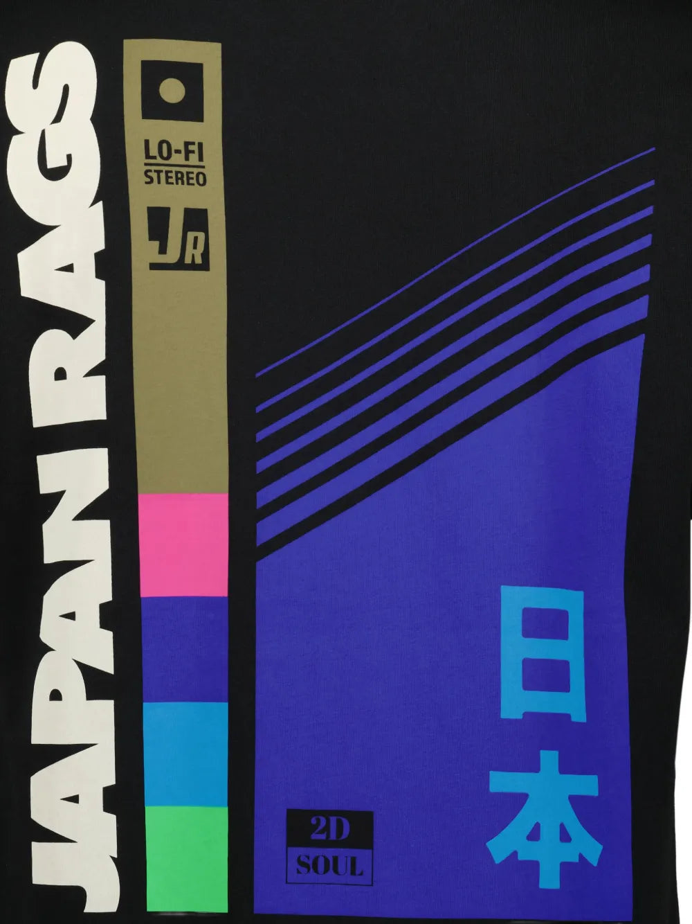 T-shirts T-shirt Nagato Japan Rag Noir Homme