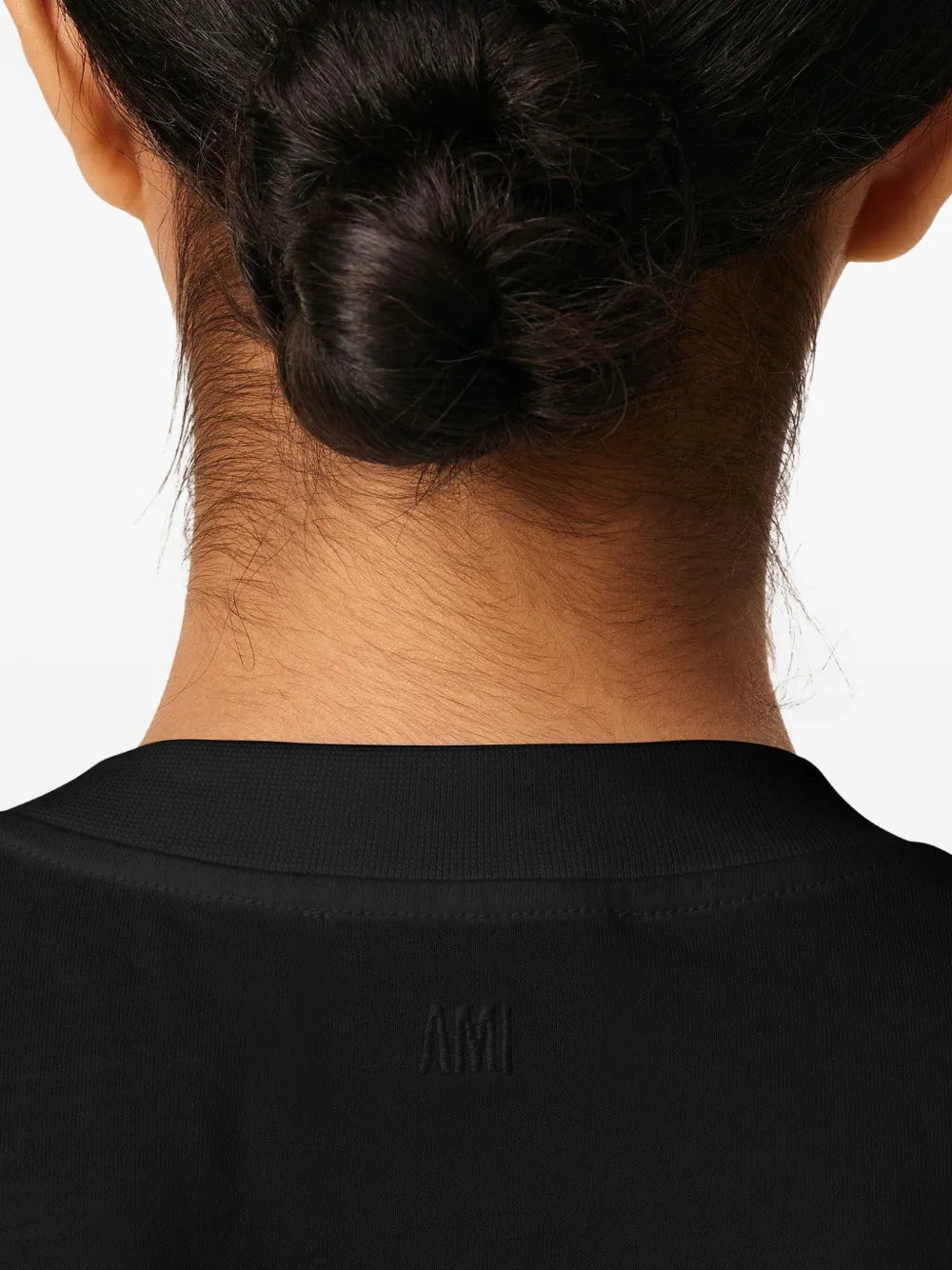 Image de l'article T-shirt manches longues Ami de coeur de la marque Ami PARIS pour Unisex - Saison Automne-Hiver 2025 - Vue détaillée_4