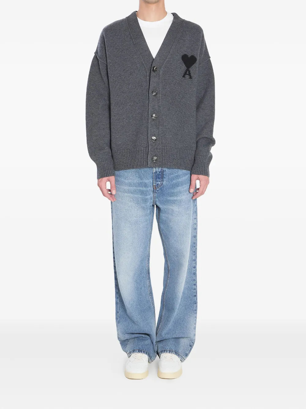 正規 美品 AMI PARIS ダークネイビー カーディガン XS ウィメンズ セーター＆カーディガン | Ami de Coeur | AMI PARIS