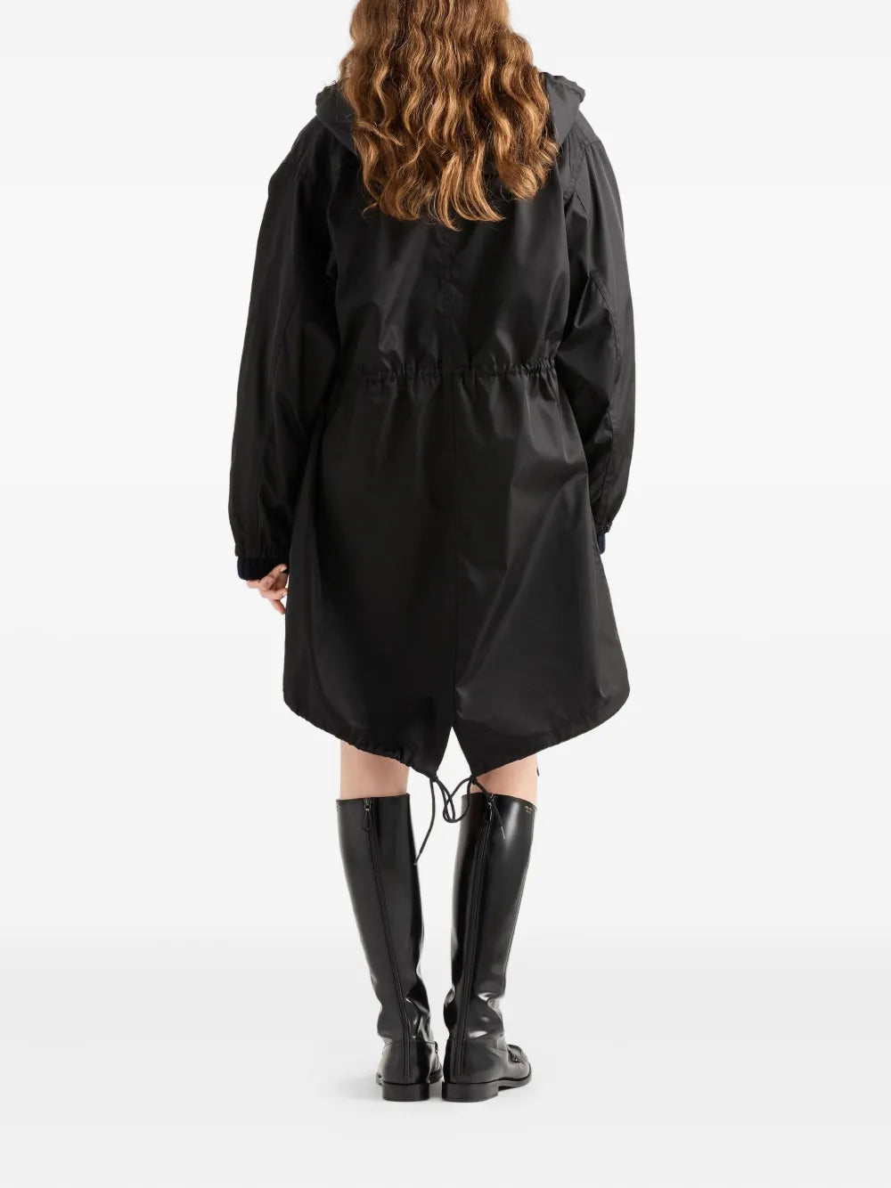 Manteaux Parka imperméable Prada Noir Femme
