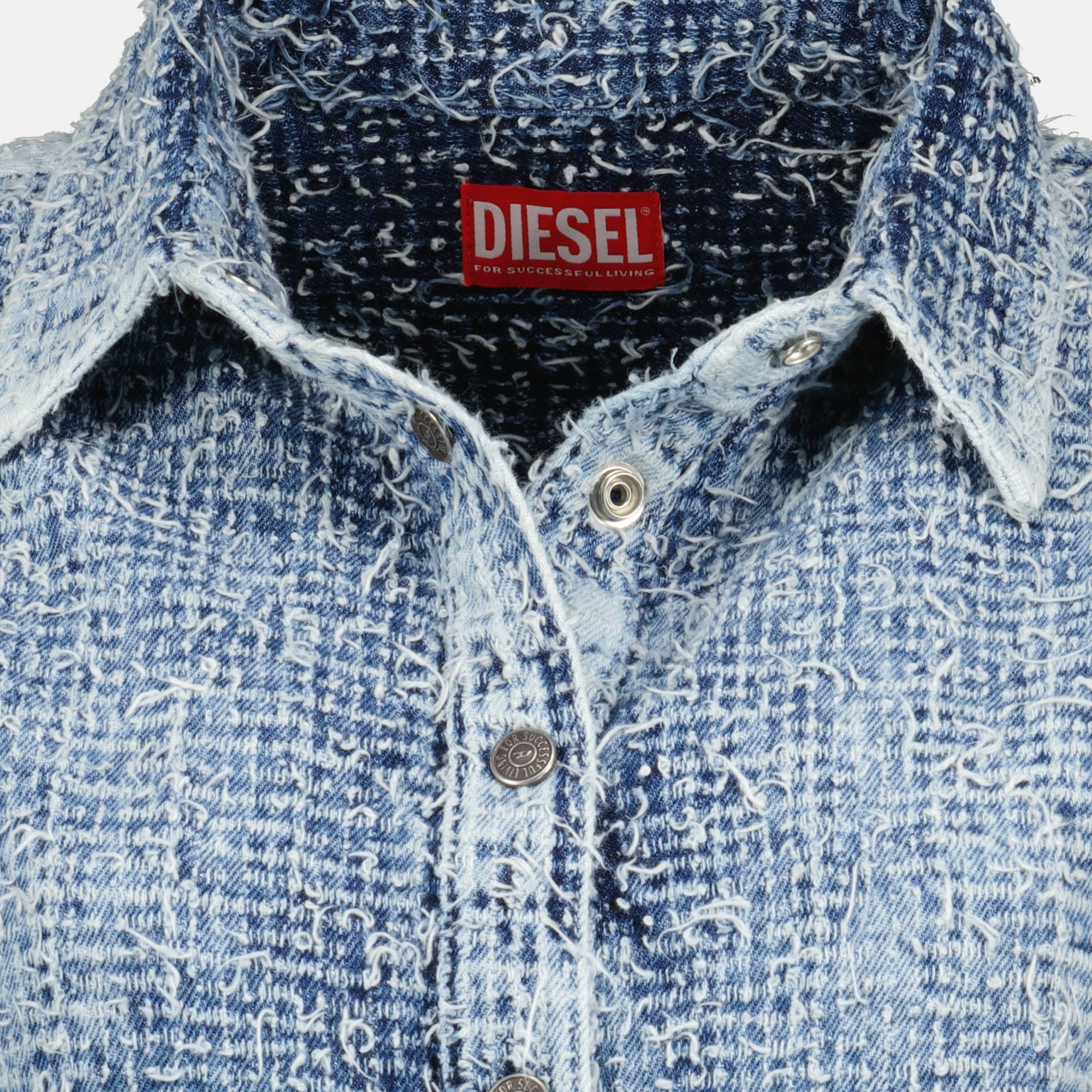Image de l'article Chemise De-Easy en denim de la marque Diesel pour Femme - Saison Printemps-Été 2026 - Vue détaillée_1