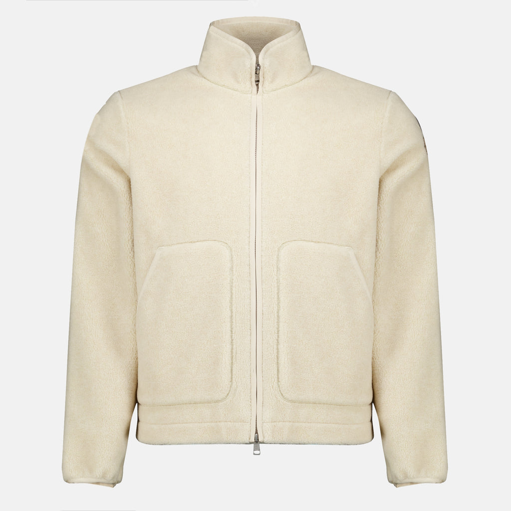 Vestes 베이지 지퍼 재킷 Moncler Beige Homme