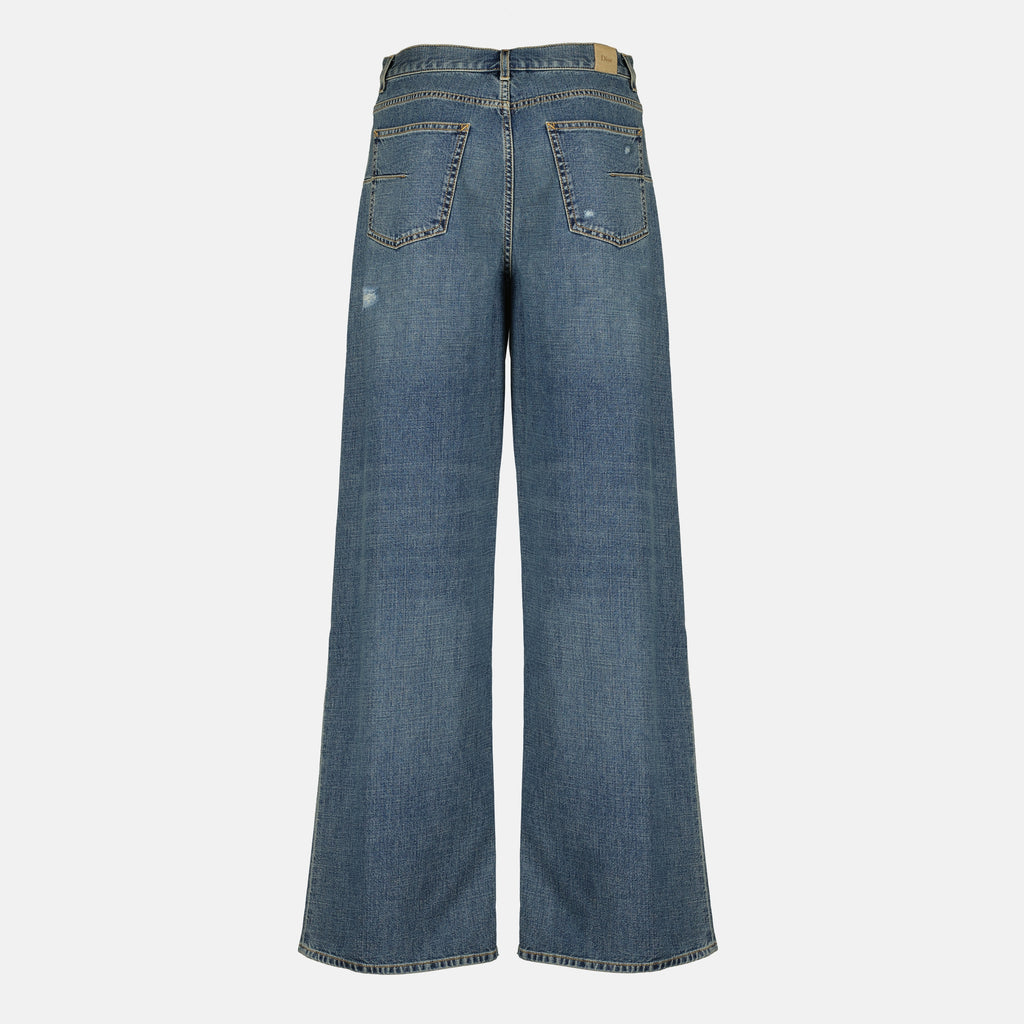 Pantalons 청바지 배기핏 - 블루 Dior Bleu Homme