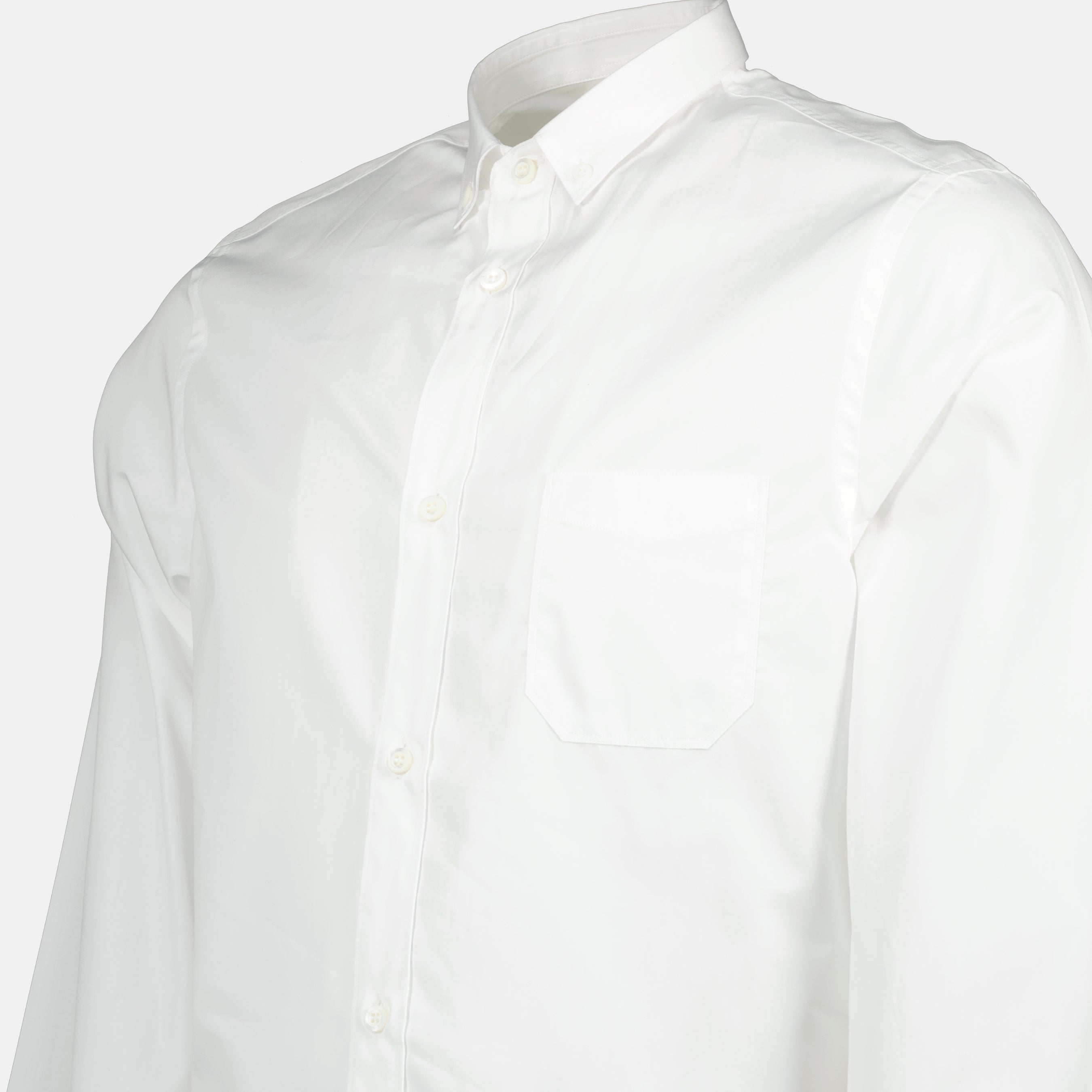 Shirts Cotton Shirt Prada White Homme