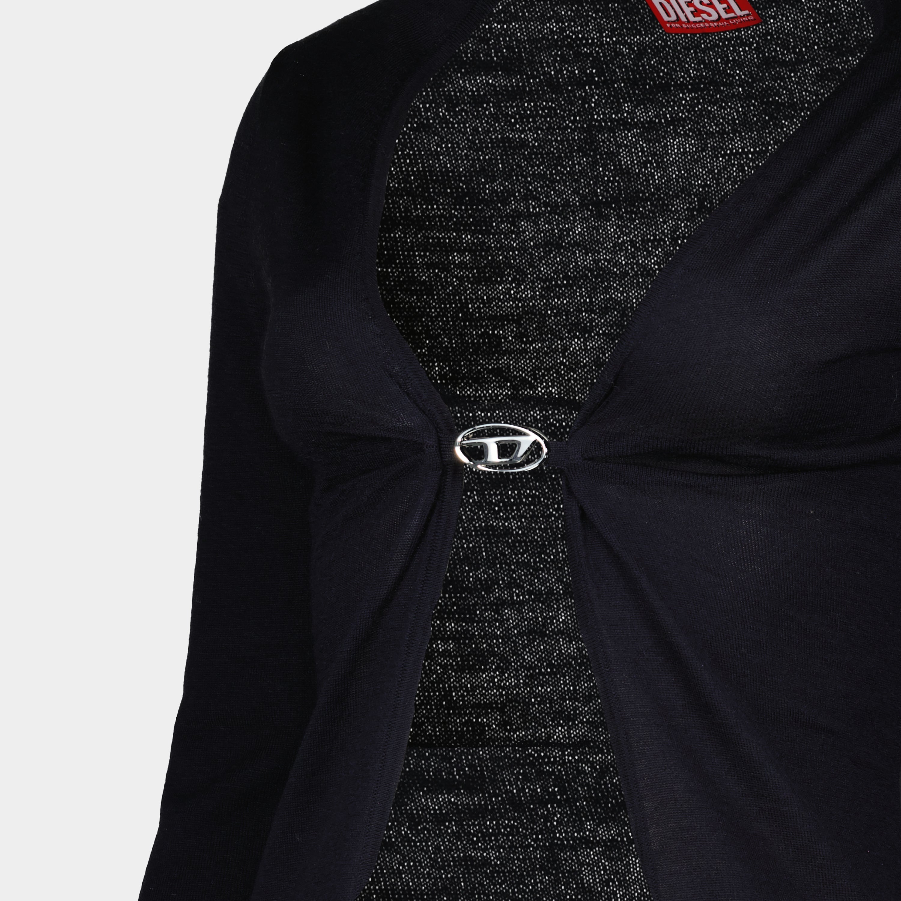 니트웨어 M-Pierry Cardigan Diesel 진한 파란색 여성