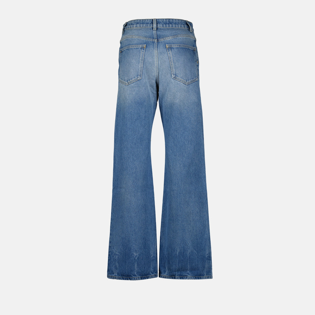 Pantalones Jean 1969 Signature Rabanne Azul Femme