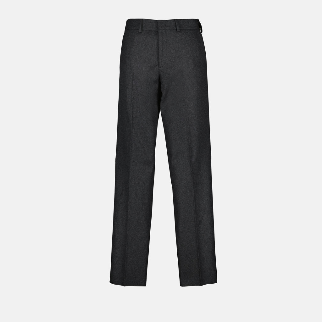 Pantalons Pantalon en cachemire Fendi Gris Homme