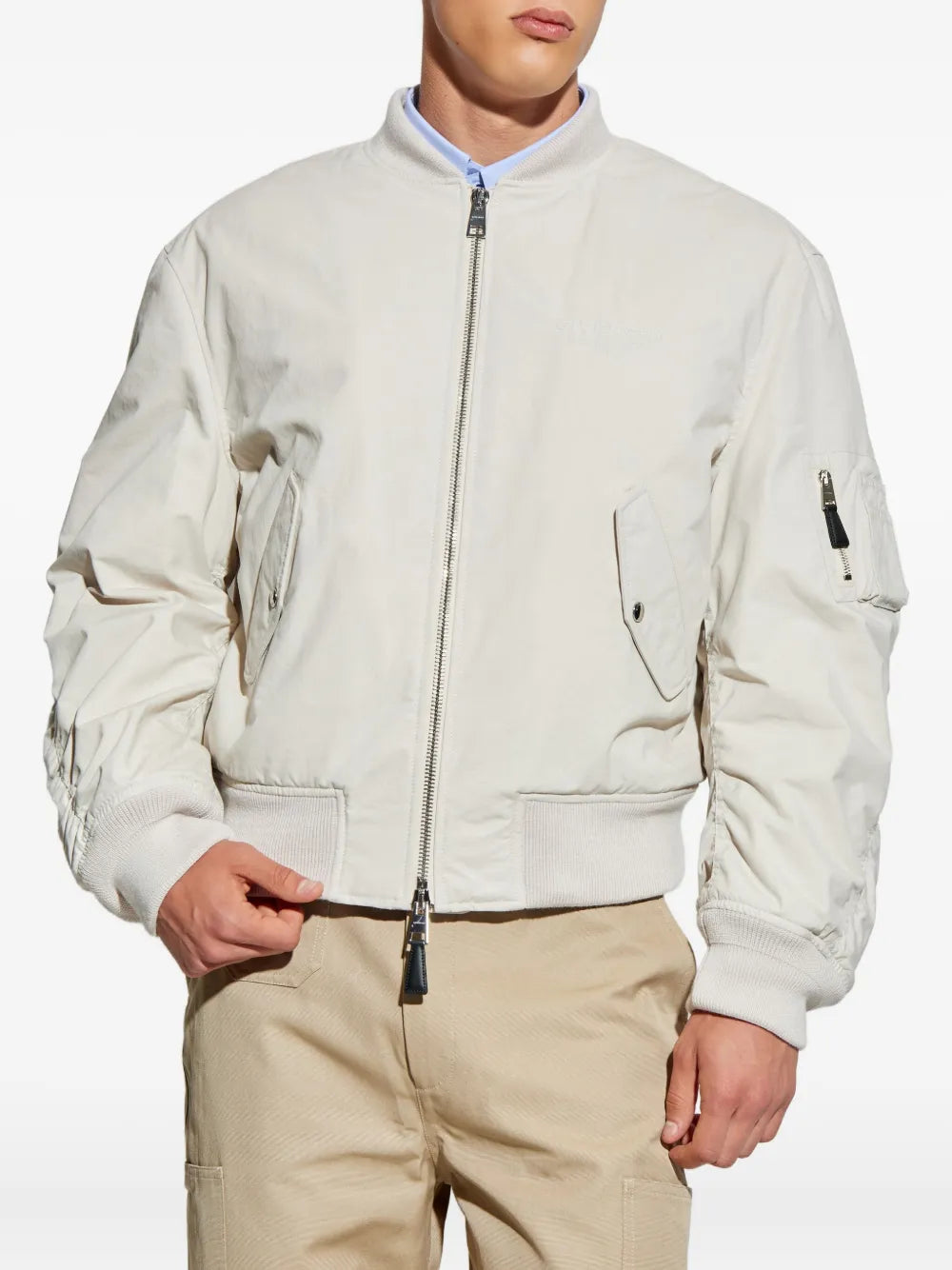 Vestes Bomber in Cotone Givenchy Blanc Homme