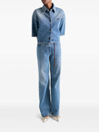 Imagen del artículo Camisa de Denim Corto de la marca Prada para Mujer - Temporada Otoño-Invierno 2025 - Vista Trasera