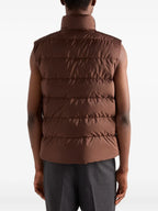 Imagen del Chaleco sin Mangas de Nylon de Prada para Hombre - Temporada Otoño-Invierno 2025 - Vista Detallada_1