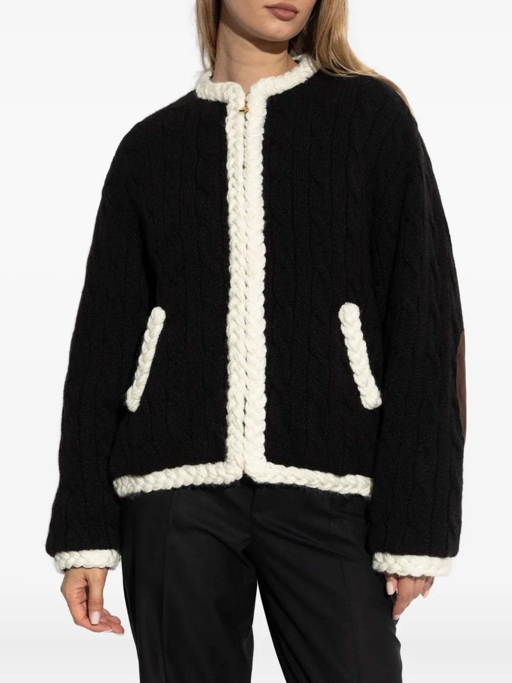 Image de l'article Veste en laine de la marque Moschino pour Femme - Saison Automne-Hiver 2025 - Vue détaillée_1