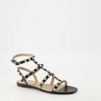 Zapatos abiertos Sandalias Rockstud Valentino Garavani Negro Femme