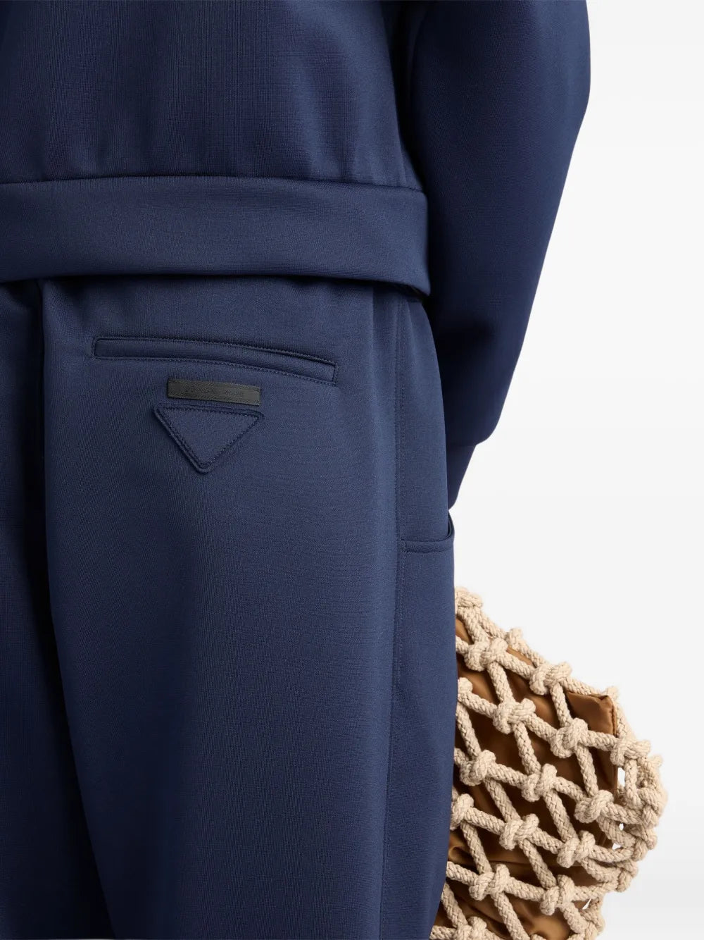 Pantalons Pantalon de ville Prada Bleu foncé Homme