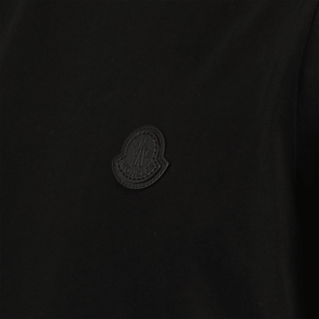 T-Shirts Logo T-Shirt Moncler Schwarz Homme