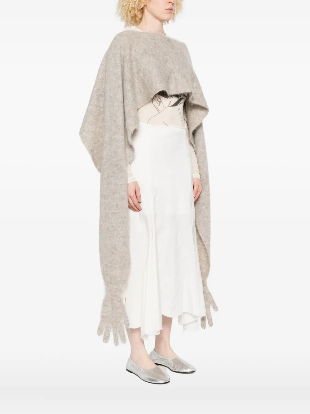 Image de l'article Cache col à gants de la marque Moschino pour Femme - Saison Automne-Hiver 2025 - Vue détaillée_1