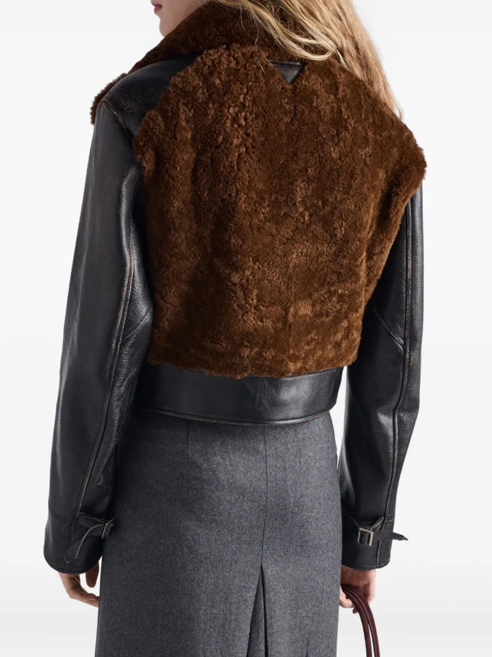 Prada Leather and Wool Jacket - Women – myCompañero