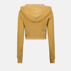 Sweatshirts Hoodie F-Slimmy-Hood-P5 Diesel Yellow Femme
