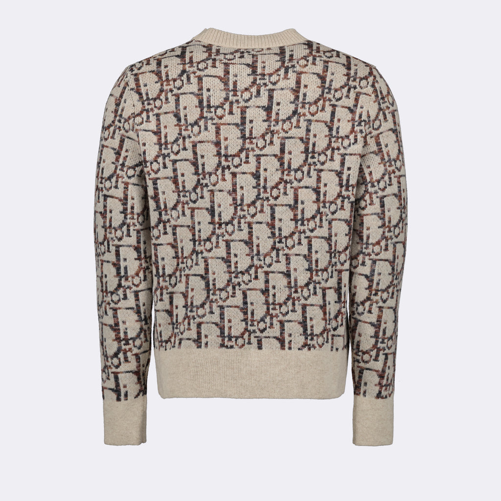 Prendas de punto Pull Oblique Dior Beige Homme