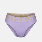 Moda praia Greca Bikini Bottom Versace Roxo Femme