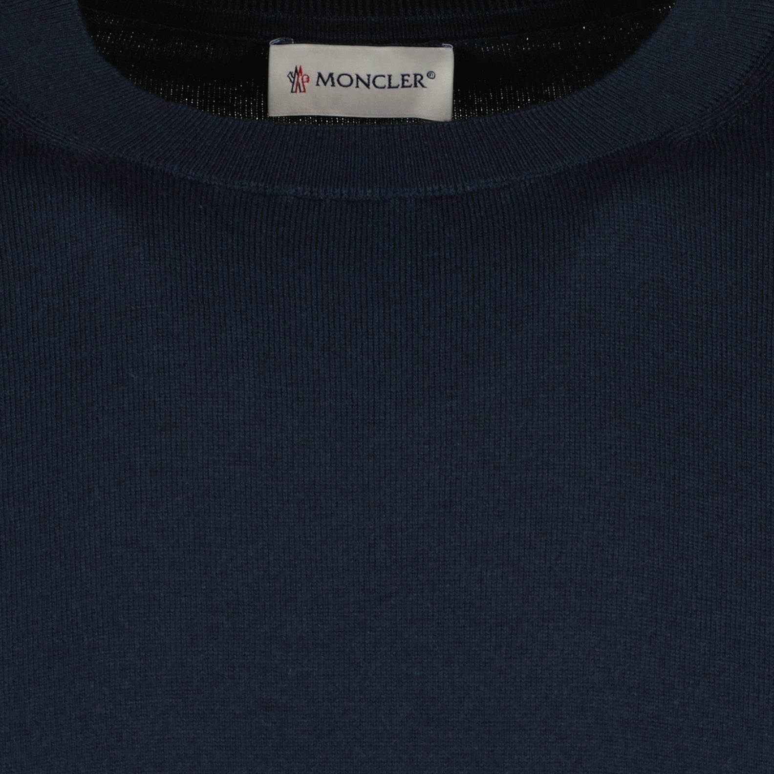 Maglieria Maglione a Maniche Corte Moncler Blu scuro Homme