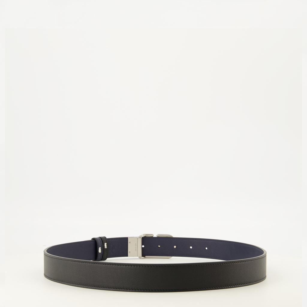 Ceintures Ceinture VLogo réversible bleu marine Valentino Garavani Bleu foncé Homme