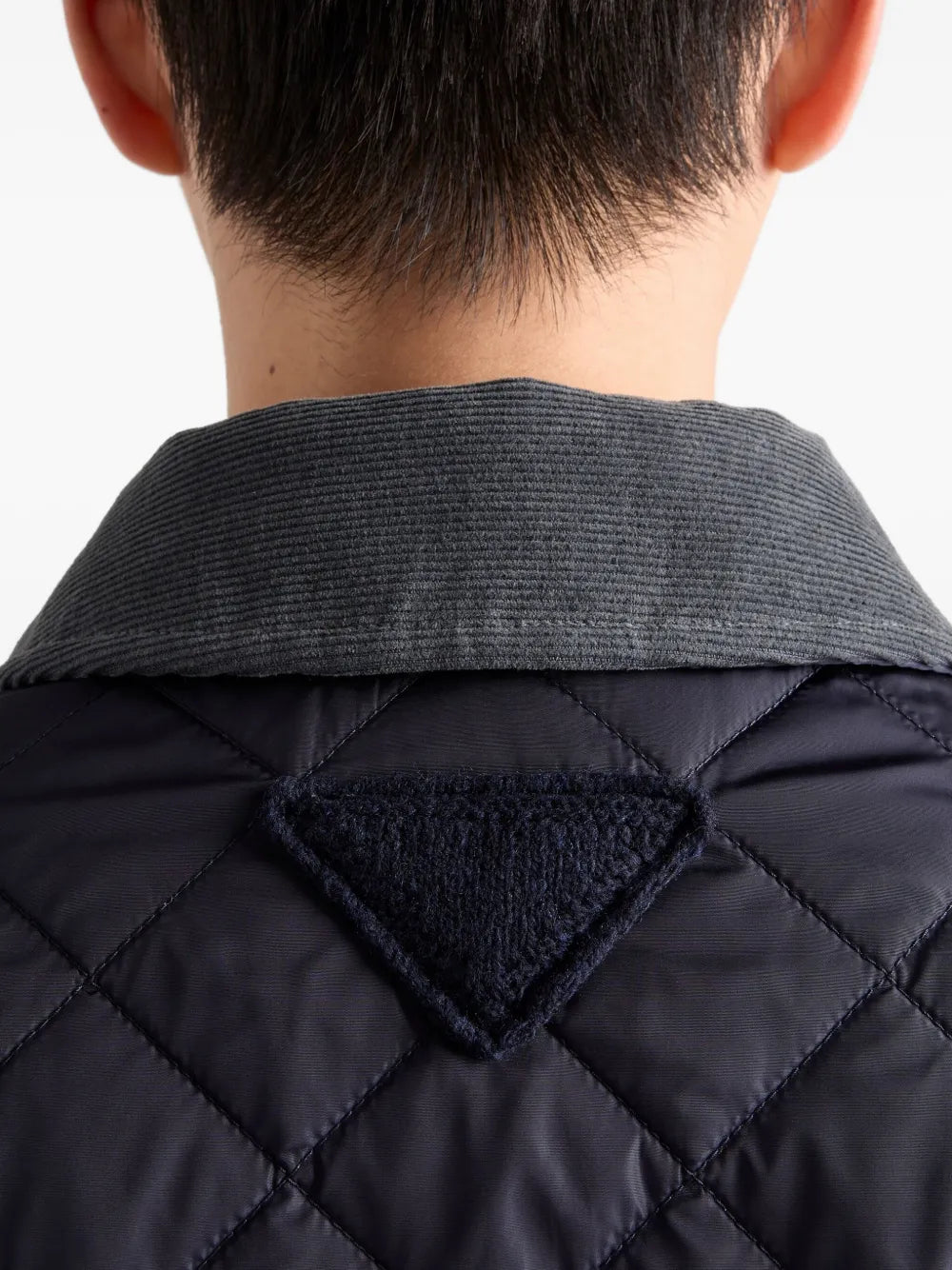 Image of the Prada Men's Quilted Jacket - Fall-Winter 2025 - Detailed View 5