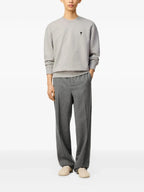 Image of the AMI heart sweatshirt from the brand Ami PARIS for Men - Autumn-Winter 2025 - Back View